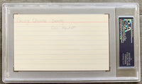 CHUVALO, GEORGE SIGNED INDEX CARD (PSA/DNA)