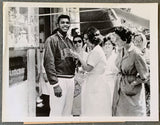 CLAY, CASSIUS 1960 OLYMPIC PHOTO (POSING WITH ITALIAN WOMEN)