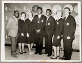 CLAY, CASSIUS 1960 OLYMPICS PHOTO (POSING WITH GOLD MEDALISTS)