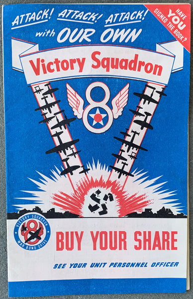 CONN, BILLY VICTORY SQUADRON BOND DRIVE PROGRAM (WORLD WAR II)