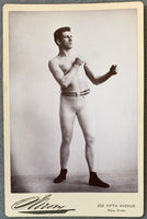 CORBETT, JAMES J. CABINET CARD (CIRCA 1898)