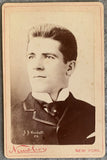 CORBETT, JAMES J. CABINET CARD (NEWSBOY)