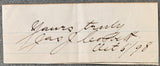 CORBETT, JAMES J. INK SIGNATURE AS CHAMPION (1898)