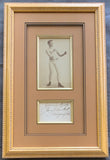 CORBETT, JAMES J. INK SIGNATURE DISPLAY (1896-AS WORLD HEAVYWEIGHT CHAMPION)