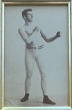 CORBETT, JAMES J. INK SIGNATURE DISPLAY (1896-AS WORLD HEAVYWEIGHT CHAMPION)