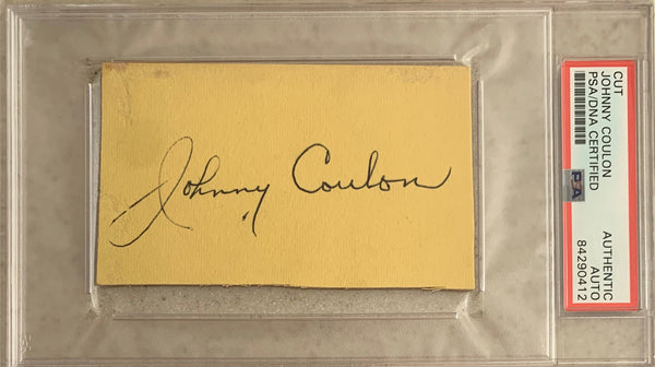COULON, JOHNNY INK SIGNATURE (PSA/DNA AUTHENTICATED)