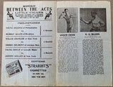 CROSS, LEACH-KNOCKOUT BROWN OFFICIAL PROGRAM (1912)