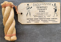 DEMPSEY, JACK-GENE TUNNEY I RING ROPE (1926)