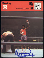 DAVIS, JR., HOWARD SIGNED SPORTSCASTER CARD (1978)