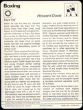DAVIS, JR., HOWARD SIGNED SPORTSCASTER CARD (1978)