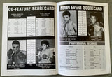 DE LA HOYA, OSCAR-NARCISCO VALENZUELA & MICHAEL CARBAJAL-DOMINGO SOSA OFFICIAL PROGRAM (1993-SIGNED BY MICHAEL BUFFER)