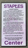 DE LA HOYA, OSCAR-SUGAR SHANE MOSLEY NEWS MEDIA CREDENTIAL (2000)