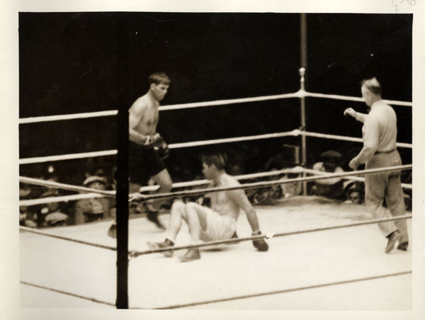 DEMPSEY, JACK-GENE TUNNEY II ORIGINAL PHOTO (1927)