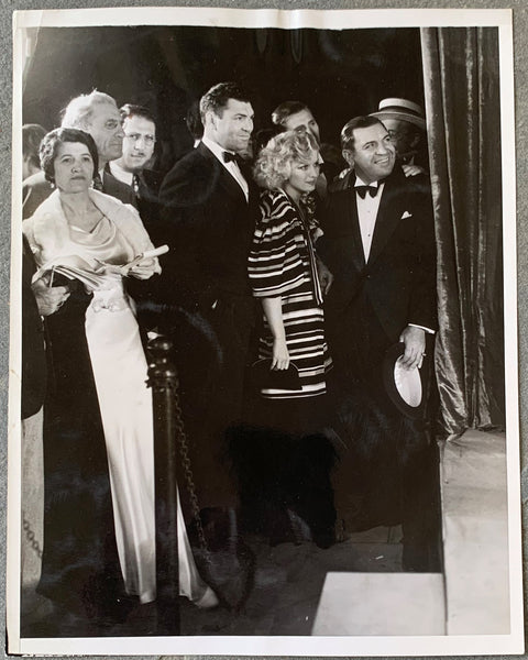 DEMPSEY, JACK & WIFE WIRE PHOTO (1933)