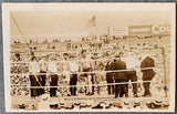 DEMPSEY, JACK-JESS WILLARD REALL PHOTO POSTCARD (1919-BEFORE START OF FIGHT)