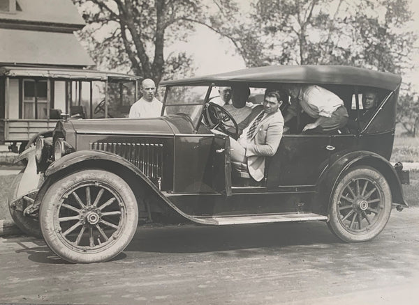 DEMPSEY, JACK WIRE PHOTO (1923-TRAINING FOR FIRPO)