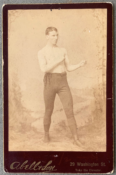 DEMPSEY, JACK THE NONPAREIL CABINET CARD