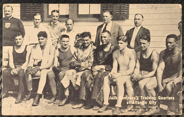 DEMPSEY, JACK -GENE TUNNEY II EXHIBIT CARD (1927)