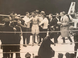 DEMPSEY, JACK-LUIS FIRPO ORIGINAL WIRE PHOTO (1923-END OF FIGHT)