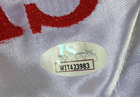 DOUGLAS, JAMES "BUSTER" SIGNED BOXING TRUNKS (JSA AUTHENTICATED)