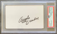 DUNDEE, ANGELO SIGNED INDEX CARD (PSA/DNA)