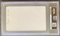 DUNDEE, ANGELO SIGNED INDEX CARD (PSA/DNA)