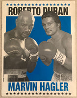 HAGLER, MARVIN-ROBERTO DURAN SOUVENIR PROGRAM (1983)