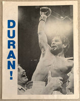 HAGLER, MARVIN-ROBERTO DURAN SOUVENIR PROGRAM (1983)