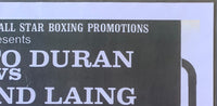 DURAN, ROBERTO-KIRKLAND LAING RARE ON SITE POSTER (1982)