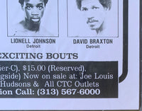 DURAN, ROBERTO-KIRKLAND LAING RARE ON SITE POSTER (1982)