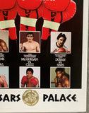 DURAN, ROBERTO-ROBBIE SIMS & HEARNS-MEDAL & MCGUIGAN-CRUZ ON SITE POSTER (1986-RARE VARIATION)