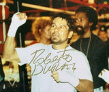 DURAN, ROBERTO SIGNED LARGE FORMAT PHOTO