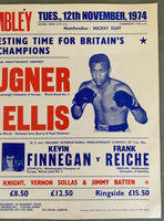 JIMMY ELLIS-JOE BUGNER ON SITE POSTER (1974)