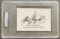 EVANGELISTA, ALFREDO SIGNATURE (PSA/DNA)