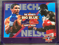 FENECH, JEFF-AZUMAH NELSON SIGNED ADVERTISING POSTER (1992-SIGNED BY FENECH)
