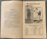 FIRPO, LUIS-JIM TRACEY OFFICIAL PROGRAM (1922)