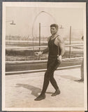 FIRPO, LUIS WIRE PHOTO (1923-TRAINING FOR DEMPSEY)