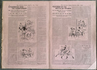 FITZSIMMONS, ROBERT-JAMES J. CORBETT ORIGINAL POLICE GAZETTE (1897)