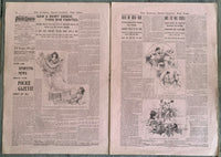 FITZSIMMONS, ROBERT-JAMES J. CORBETT ORIGINAL POLICE GAZETTE (1897)