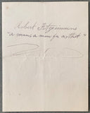 FITZSIMMONS, ROBERT INK SIGNATURE (PSA/DNA)