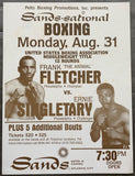 FLETCHER, FRANK "THE ANIMAL"-ERNIE SINGLETARY ON SITE POSTER (1981)