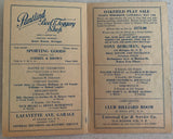 FLOWERS, TIGER-CHUCK WIGGINS OFFICIAL PROGRAM (1927)