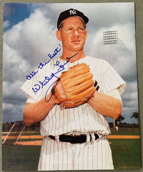 FORD, WHITEY SIGNED PHOTO – JO Sports Inc.