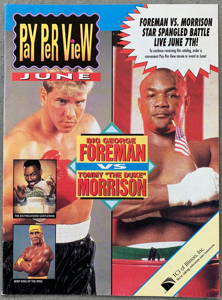 FOREMAN, GEORGE-TOMMY MORRISON PAY PER VIEW PROGRAM (1993)