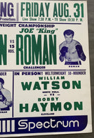 FOREMAN, GEORGE-JOE "KING" ROMAN CLOSED CIRCUIT POSTER (1973)