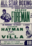 FOREMAN, GEORGE-JOE "KING" ROMAN CLOSED CIRCUIT POSTER (1973)