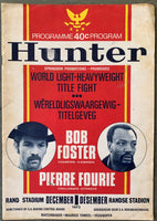 FOSTER, BOB-PIERRE FOURIE II OFFICIAL PROGRAM (1973)