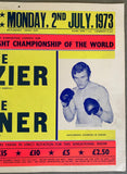 FRAZIER, JOE-JOE BUGNER ON SITE POSTER (1973)