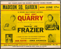 FRAZIER, JOE-JERRY QUARRY II & BOB FOSTER-JORGE AHUMADA ON SITE POSTER (1974)