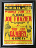 FRAZIER, JOE-JERRY QUARRY I ON SITE POSTER (1969-RARE ONE SHEET SIZE)